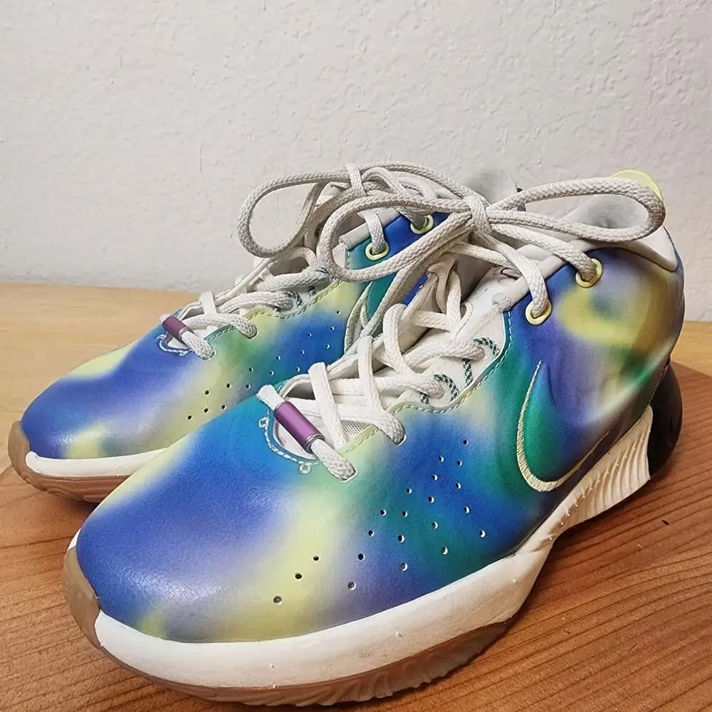 Nike LeBron Shoes Youth Size 6.5Y Multicolor Tie Dye Basketball FN4305-900